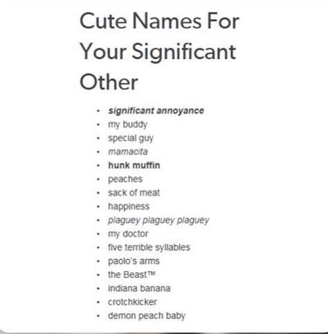 Cute names can make her bond with you and lighten her heart. Cute nicknames for girlfriends. Cute nicknames for ...