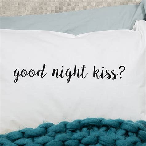 Good Night Kiss Pillow Case Set By Ellie Ellie