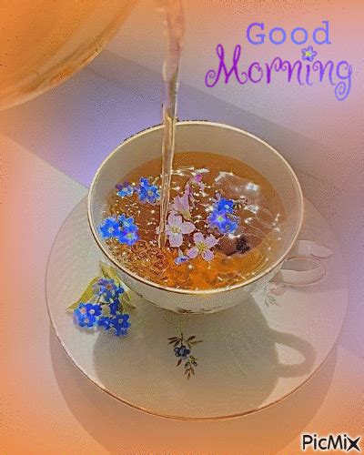 Good Morning Tea Free Animated  Picmix