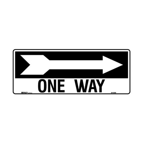 One Way Right Arrow Directional Signs Express Safety
