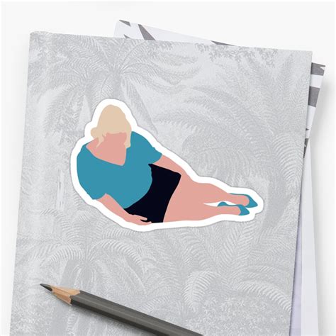 Fat Amy Mermaid Dancing Stickers By Tlaprise Redbubble