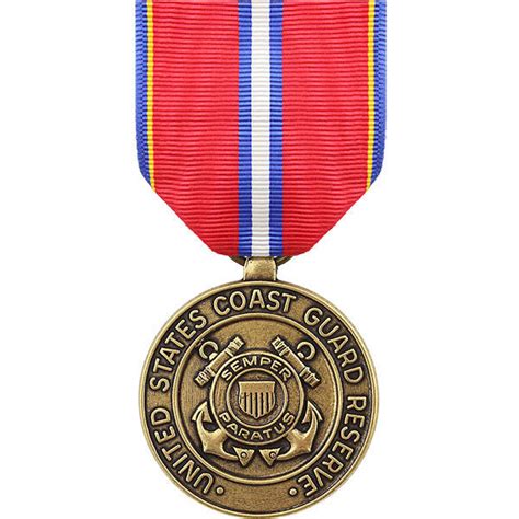 Uscg Reserve Good Conduct Full Size Medal Vanguard