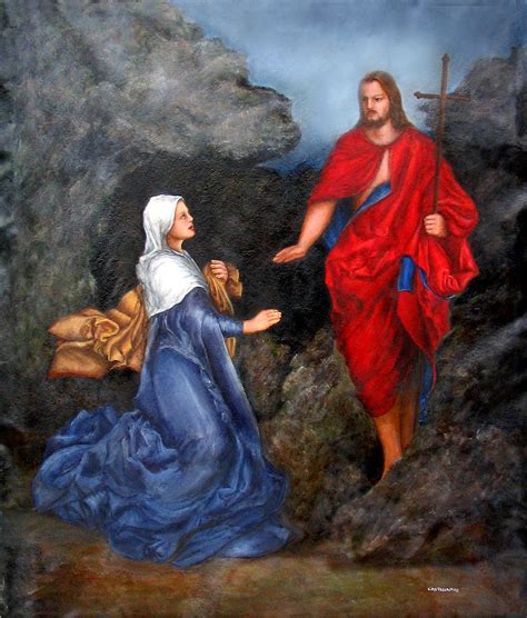 Jesus And Mary Magdalene Painting By Sylvia Castellanos Pixels