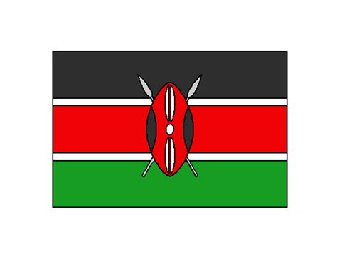 Kenya, officially the republic of kenya (swahili: Desenho de Quénia pintado e colorido por Daniel12 o dia 03 ...