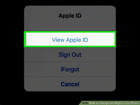 Click on your apple id at the bottom, and hit view apple id, and then enter password to manage. How to Change the Region of an iPhone (with Pictures ...