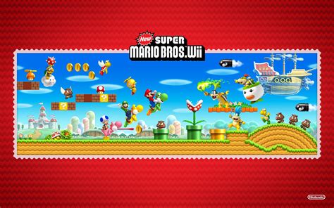 New Super Mario Bros Wii Full Hd Wallpaper And Background Image