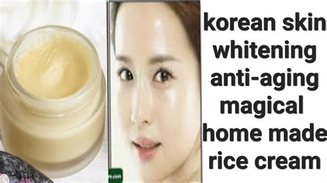 Korean Skin Magical Rice Cream For Whitening Anti Aging Homeremedy