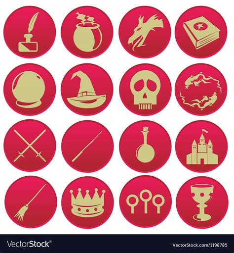 Magic Icon Gradient Style Royalty Free Vector Image