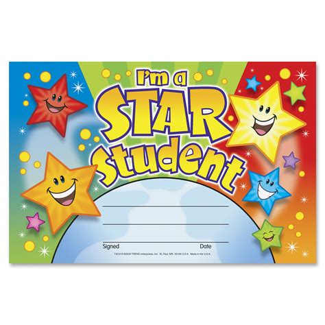 For example, instead of saying, you look pretty today, you might say, i love that new dress! Trend I'm a Star Student Recognition Award - 1 per pack ...