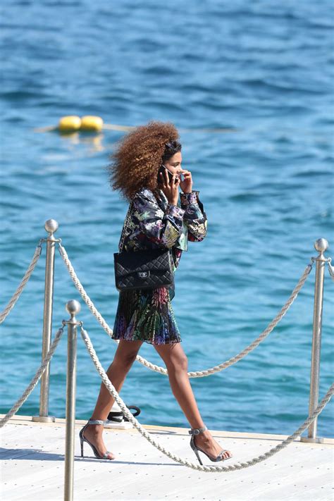 Tina Kunakey Out In Cannes 13 Gotceleb