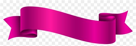 Pink Banner Transparent Png Clip Art Image Pink Banner Ribbon Png