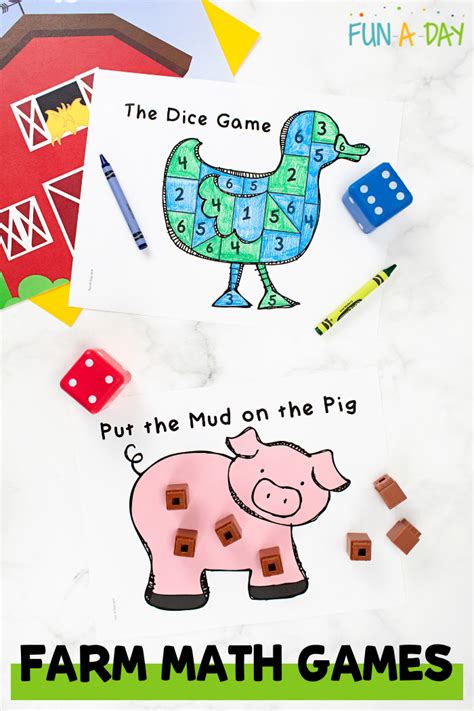 Farm Math Games Perfect For Preschoolers Fun A Day