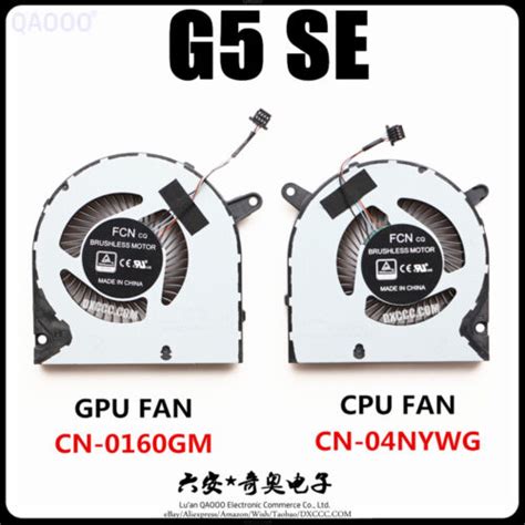 Dell G5 15 Se G3 3500 G5 5500 Cpu Cooling Fan Ebay