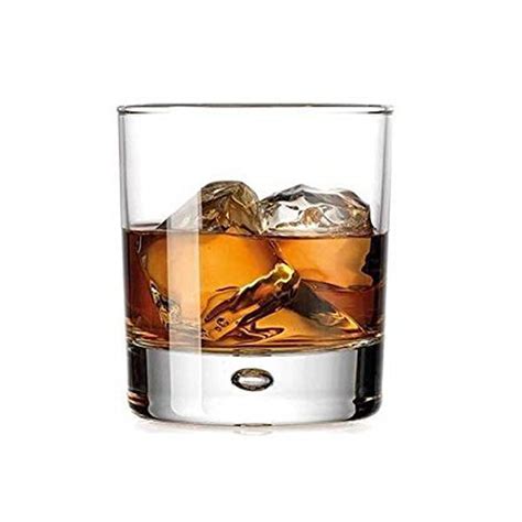 China Double Old Fashioned Whiskey Glass With Chilling Stones Heavy Base Rocks Barware Glasses