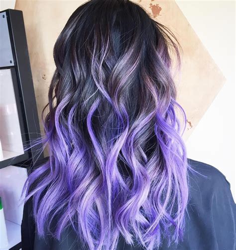 purple hair color ideas pastel ombre silver shades hair color purple underlights hair