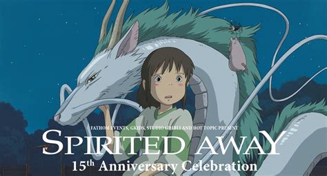Hayao Miyazaki`s Spirited Away In Theaters Nationwide For Two Days Only Godzilla Toho News