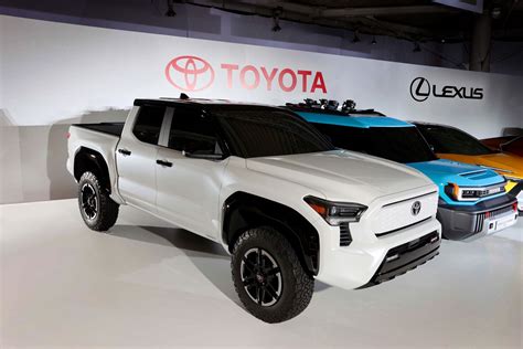 Toyota Ev Pickup Concept Breaks Cover Looks Like A Stormtroopers