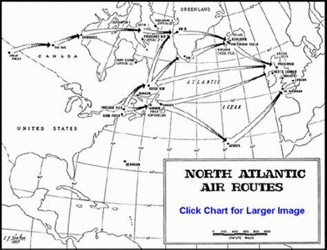North Atlantic Route Map Flightspiritmagazine Air Transport Command