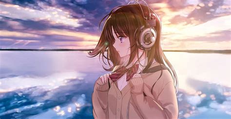 Steam Workshopanime Chillout Girl Anime Girl With Brown Hair Hd
