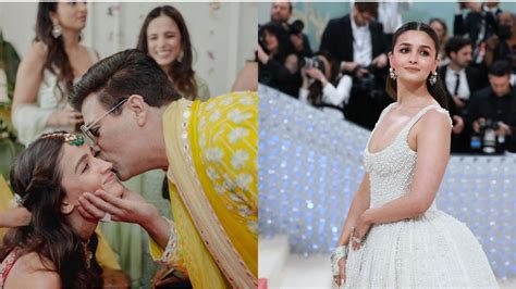 Karan Johar Backs Alia Bhatt After Latter Faces Backlash For Her Basic Met Gala Outfit See Pic
