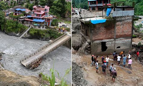 Flash Floods And Landslides Kill 40 In Nepal As Thousands Are Forced To