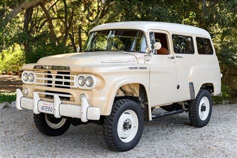 1959 Dodge W100 Power Wagon Town Wagon For Sale On Bat Auctions Sold