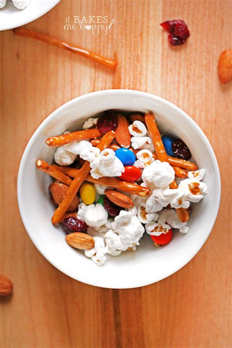 Combine corn snacks, cereal, pretzels and pecans in prepared pan; Easy No-Bake Snack Mix