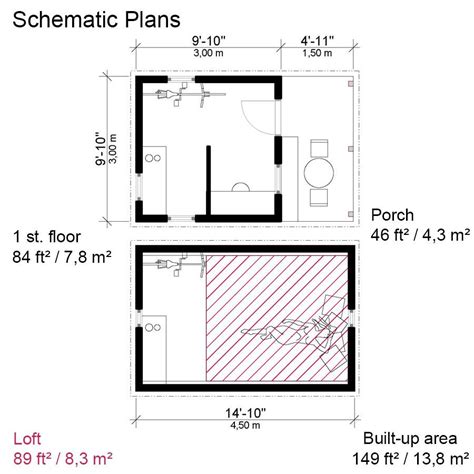Family camping cabin floor plan and designs. Camping Cabin Plans
