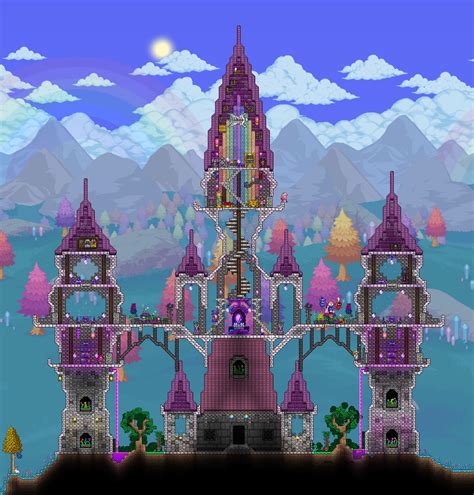 Hallow Npc Build I Made In An Expert World Terraria