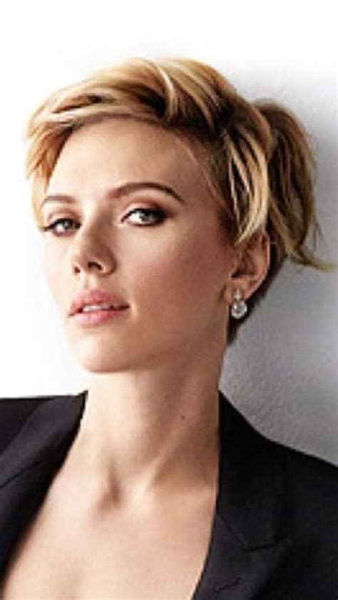 Scarlett Johansson Pixie Haircut Hairstyle How To Make