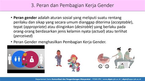 Gender Dan Pembangunan Definisi Sex Dan Gender Identitas Peran Dan Pembagian Kerja Gender