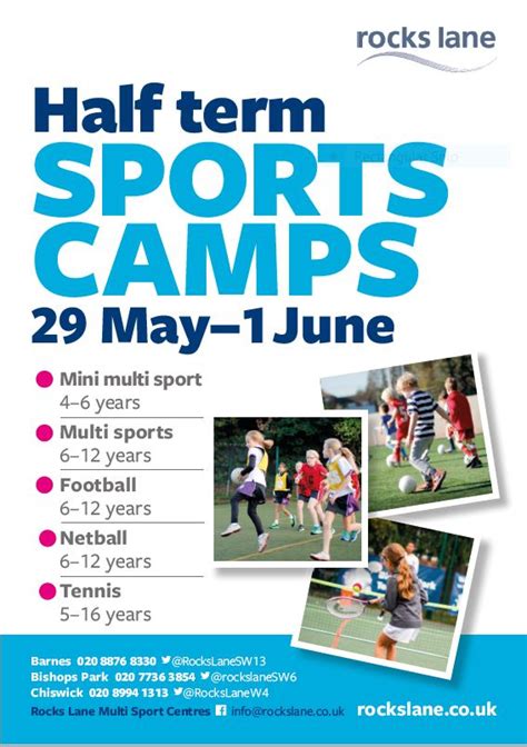 Half Term Sports Camps Rocks Lane
