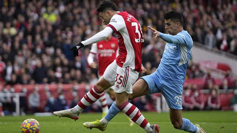 Arsenal 1 2 Manchester City Goals And Highlights Premier League 21