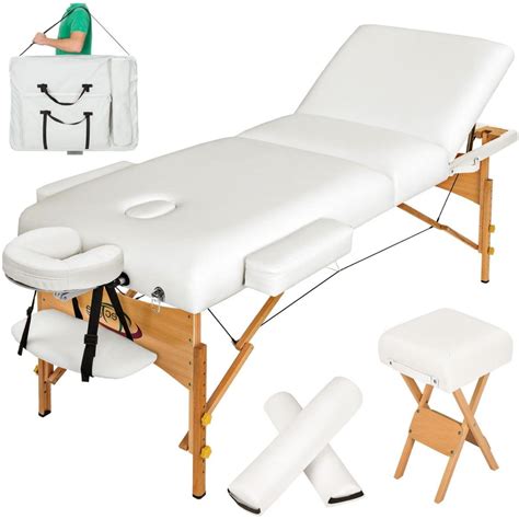 Table Massage Professionnelle 3 Zones Blanche