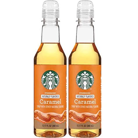 Starbucks Naturally Flavored Caramel Coffee Syrup 12 17 Fl Oz Pack