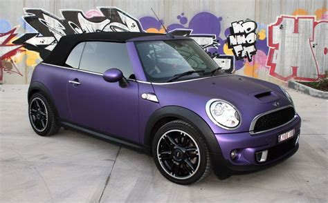 Mini Cooper S Wrapped In Avery Matte Metallic Purple Ultimate Car