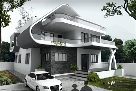 Modern Bungalow Design Cad Drawing Is Given In This Cad File Download