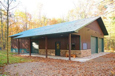If you ever feel like the toxicity you get in the big city is becoming too much. Pole Barn Garage | Metal shop building, Pole barn homes ...