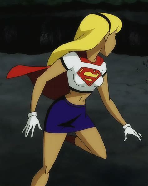 Supergirl Dcau Super Girl Cartoon Justice League Marv
