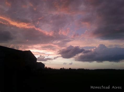 Beautiful Photos Of Storm Clouds At Sunset Homestead Acres