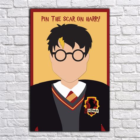 Harry Potter Games Pin The Scar On Harry Potter Harry Potter
