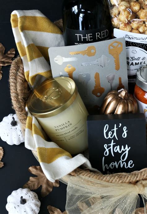 What to write in a housewarming card. How to Put Together a Simple Housewarming Gift Basket | This is our Bliss