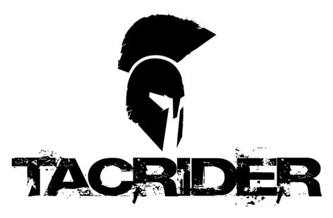 Tacrider Super Cool Logo Design With A Retro Font All Black