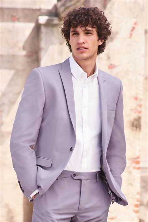 Buy Two Button Suit Prom Suits For Men Purple Suits Suits