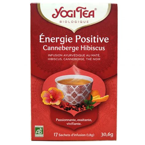 Yogi Tea Infusion Ayurvédique Energie Positive Bio 17 Sachets Coopnature