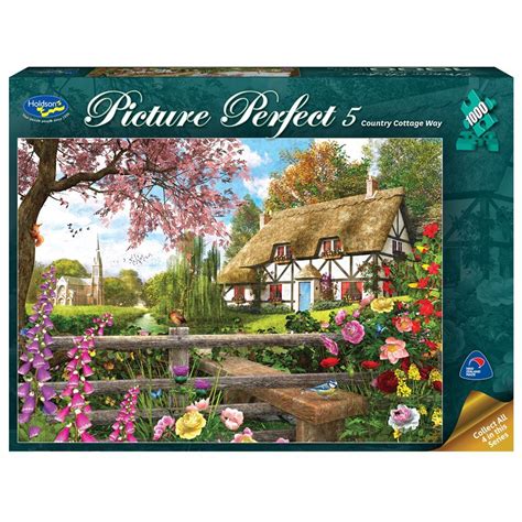 Holdson Puzzle Picture Perfect 5 1000pc Country Cottage Way