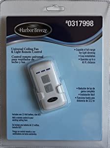 Make sure to also check that the lid at the back. Harbor Breeze Universal Ceiling Fan & Light Remote Control ...