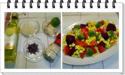 2 sendok teh minyak sayur. DAPUR IKOBANA: SALAD SAYURAN : DRESSING MINYAK ZAITUN & LEMON
