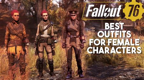 Fallout 76 My Favourite Outfits For Female Characters And Where To Get Them Youtube