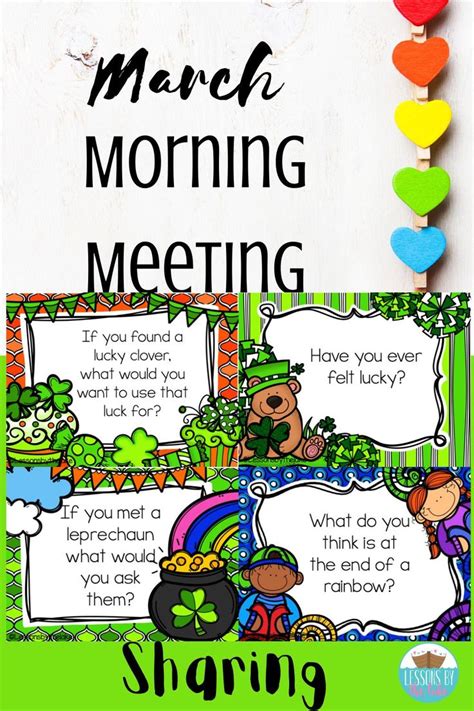 Check spelling or type a new query. Morning Meeting Share Topics for March Distance Learning ...